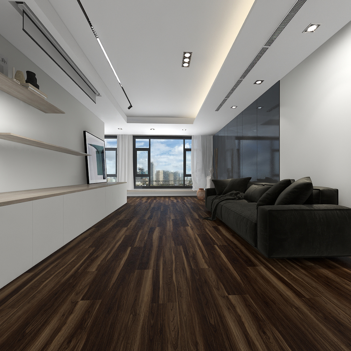 Midnight Mist SF-210G Glu Pro Glue-Down LVT Wholesale NYC - Woodcraft